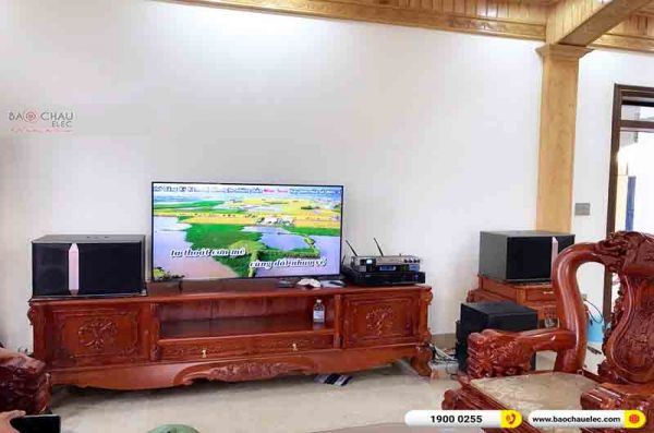 Lắp đặt dàn karaoke gia đình anh Liệu tại Nam Định (JBL KI512, BIK VM620A, FX9 Plus, BIK BJ-U500)
