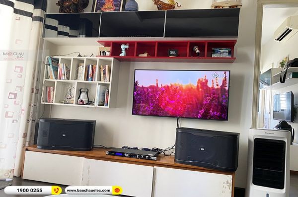 Lắp đặt dàn karaoke gia đình anh Thắng tại TP HCM (JBL RM210, JBL KX180A, JBL Wireless) 