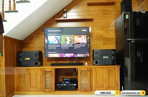 Lắp đặt dàn karaoke gia đình anh Thiện tại Hà Nội (BMB 2000SE, VM820A, KX180A, JBL VM200) 