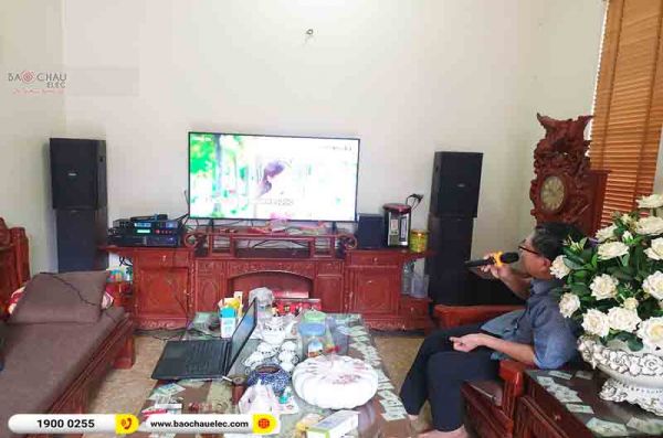 Lắp đặt dàn karaoke gia đình anh Thủy tại Hà Nội (BIK BSP 410II, VM620A, BPR-5600, SW612C, BJ-U500) 