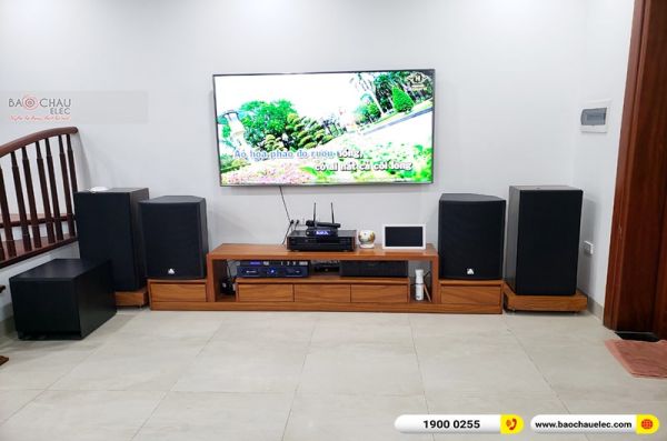 Lắp đặt dàn karaoke gia đình anh Tuân tại Hà Nội (Amate Key 12, Crown T7, KX180A, SPL120, VM300) 
