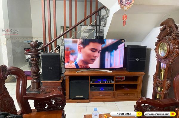 Lắp đặt dàn karaoke gia đình chị Dung tại TP HCM (Whafedale Anglo 12, Crown Xli3500, KX180A) 