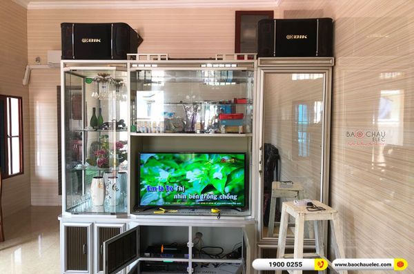 Lắp đặt dàn karaoke gia đình chú Lên tại Hải Dương (BIK BJ-S968, VM620A, BPR-5600, BJ-U500) 