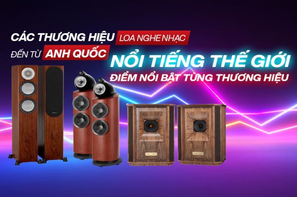 Top 7 thương hiệu Loa Anh Quốc bán chạy hiện nay