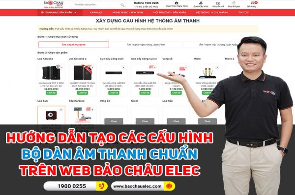 Hướng dẫn xây dựng cấu hình âm thanh chi tiết cho khách hàng