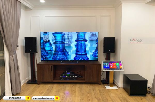 Lắp đặt dàn karaoke anh Vũ tại Hà Nội (RCF CMAX 4110, IPS2700, KX180A, SPL-120, JBL VM300,...)