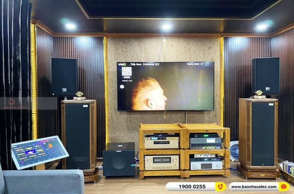 Lắp đặt dàn karaoke chị Ngọc tại TPHCM (RCF C5212-96, Crown MA5000i, APP K9900II, BKSound M8,...)