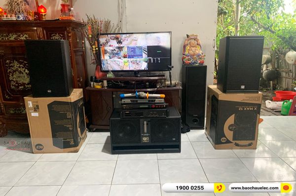 Lắp đặt dàn karaoke gia đình anh Cường tại TPHCM (RCF X-MAX 12, BPR-5600, VM830A, BJ-W66, UGX12)