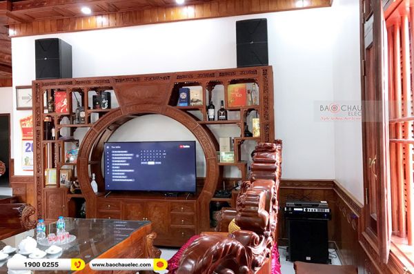 Lắp đặt dàn karaoke gia đình anh Huy tại Hà Nam (Alto AT2000II, VM620A, X6 Luxury, SW612B, UGX12)