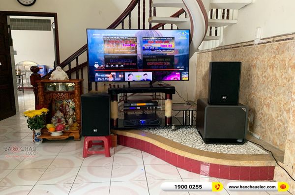 Lắp đặt dàn karaoke gia đình anh Nam tại TPHCM (RCF C3110-126, Xli2500, KX180A, HPS12, VIP 3000)