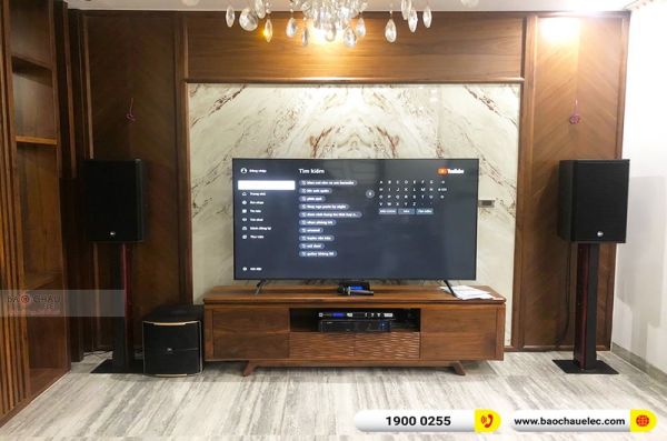 Lắp đặt dàn karaoke gia đình anh Sum tại Hà Nội (RCF X-MAX 12, VM820A, KX180A, JBL 12SP, VM200)