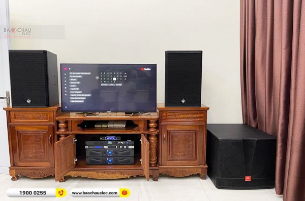 Lắp đặt dàn karaoke gia đình anh Tạo tại Hà Nội (RCF X-MAX 12, Xli2500, KX180A, CV18S, VM300)