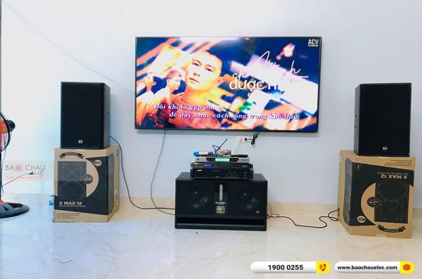 Lắp đặt dàn karaoke anh Hải tại Hải Phòng (RCF X-MAX 12, VM630A, BPR-8500, BJ-W66 Plus, BCE UGX12)