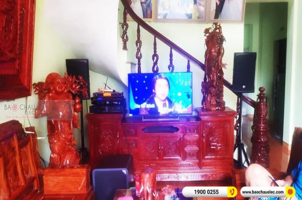 Lắp đặt dàn karaoke anh Minh tại Ninh Bình (RCF EMAX 3110 MK2, VM620A, BRP-8500, HTS12, UGX12 Gold)