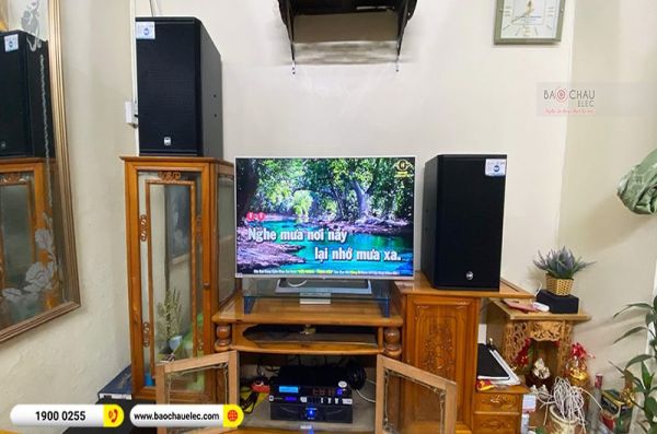 Lắp đặt dàn karaoke chị Hà tại Quảng Ninh (RCF X-MAX 12, Xli2500, KX180A, Klipsch R100SW, BJ-U550)