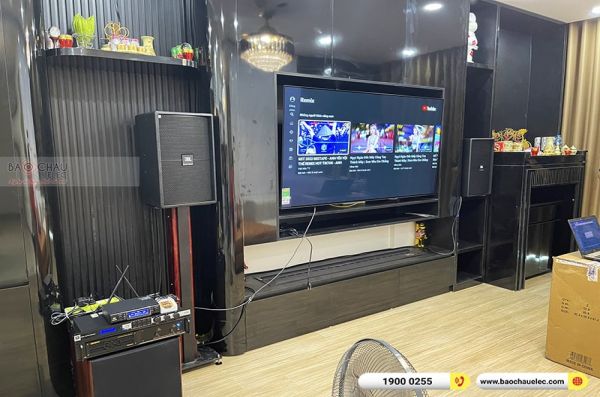 Lắp đặt dàn karaoke chị Tâm tại Hà Đông – HN (JBL KP2010 G2, VM620A, KX180A, A120P, JBL VM300)