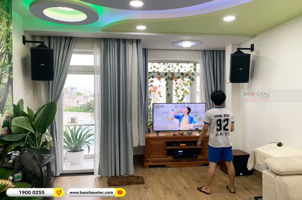 Lắp đặt dàn karaoke gia đình anh Đô tại TP HCM (BIK BSP 410II, VM620A, X5 Plus, SW312C, UGX12 Gold)