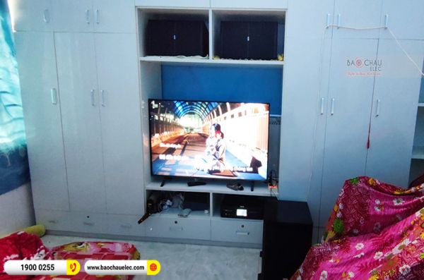 Lắp đặt dàn karaoke gia đình anh Hiếu tại TPHCM (Alto AT1000II, BKSound DKA8500, BKSound SW612B)