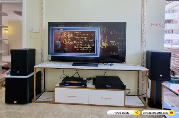 Lắp đặt dàn karaoke gia đình chị Ngân tại TPHCM (RCF 3110 MK2, BPA-6200, BPR-8500, SW612B, VIP3000)