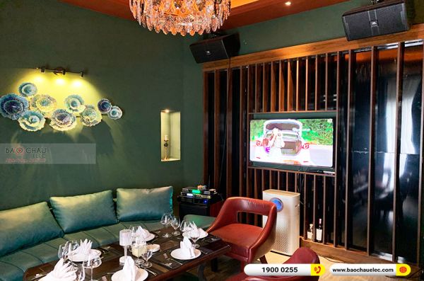 Lắp đặt dàn karaoke gia đình chị Phúc tại Hà Nội (JBL KP 4012G2, VM620A, X6 Luxury, BKSound SW815)