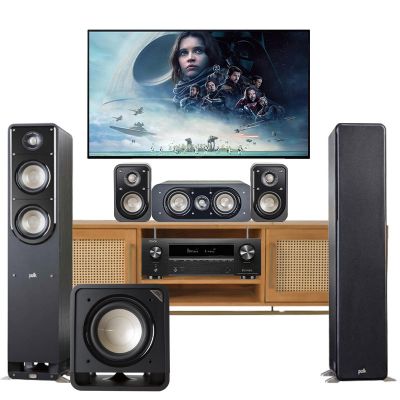 Dàn âm thanh 5.1 xem phim, nghe nhạc BC-XPNN28 (Polk S50+ Polk S10+ Polk S30+ Polk HTS10+ Denon AVR1700H)