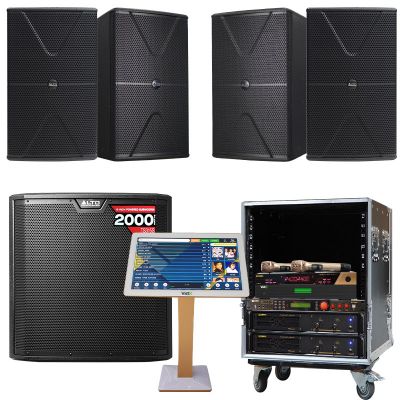Dàn karaoke kinh doanh Alto 01 (Alto AT2000II, Alto TS315S, BIK VM620A, BIK BPR 5600, BIK BJ U600, VietK 4K Plus 4TB)
