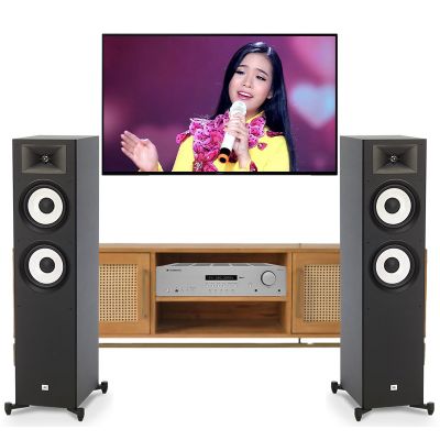 Dàn nghe nhạc 2 kênh Stereo NN74 (JBL Stage A190 + Cambridge Audio AXR100)