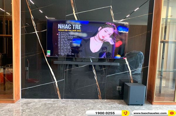 Lắp đặt bộ loa Soundbar JBL Bar 9.1 3D cho gia đình anh Ngọc tại Quận 2 - TPHCM