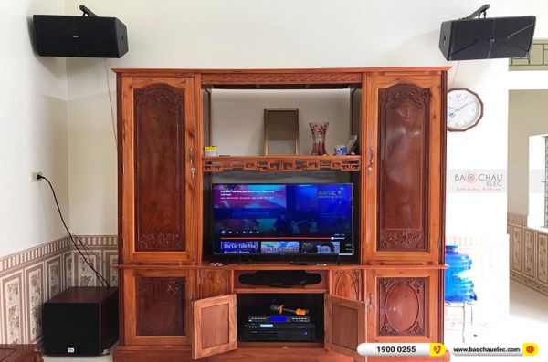 Lắp đặt dàn karaoke gia đình anh Sơn tại Ninh Bình (Alto AT1000II, VM420A, X5 Plus, SW512C, U900 Plus X)