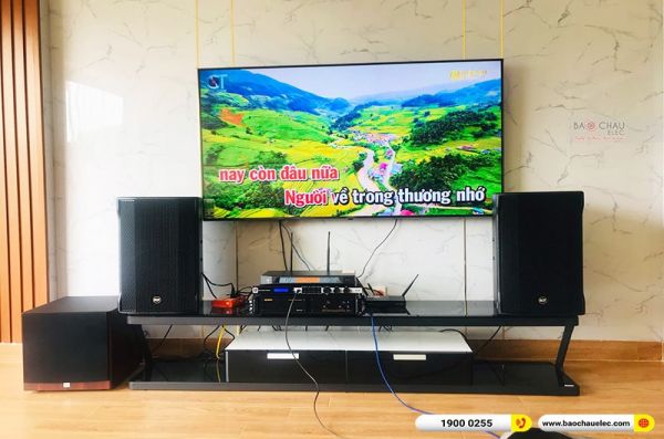 Lắp đặt dàn karaoke gia đình anh Sự tại Hải Phòng (RCF CMAX 4112, VM620A, KX180A, JBL A120P, BCE VIP3000)