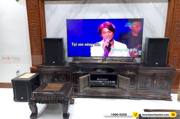 Lắp đặt dàn karaoke gia đình anh Túy tại Nam Định (RCF CMAX 4112, RCF IPS2700, KX108A, RCF 702-AS II, VM200)
