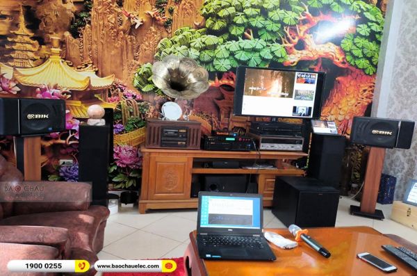 Lắp đặt dàn karaoke gia đình anh Việt tại Hà Nội (BIK BJ-S886, VM420A, BRP-5600, R120SW, BJ-U100)