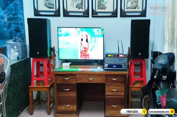 Lắp đặt dàn karaoke gia đình chị Mật tại TPHCM (RCF CMAX 4112, Alto MP3350, K9900II Luxury, BCE VIP6000)