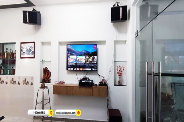 Lắp đặt dàn karaoke trị giá hơn 30 triệu cho anh Hà tại TPHCM (JBL KI510, VM620A, X6 Luxury, SW512C, BIK BJ-U100)