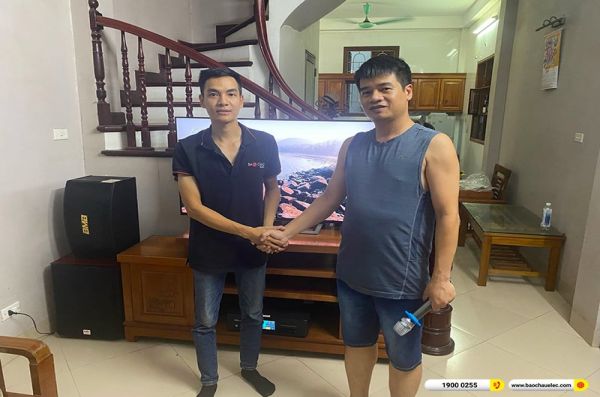 Lắp đặt dàn karaoke trị giá gần 30 triệu cho anh Khánh tại Hà Nội (BMB CSN 510SE, BKSound DKA 6500, BKSound SW612C)