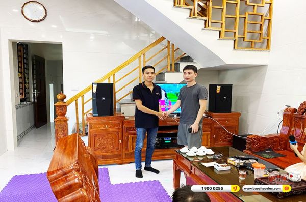 Lắp đặt dàn karaoke trị giá hơn 50 triệu cho anh Hùng tại Ninh Bình (JBL XS10, VM620A, BPR-5600, R120SW, BJ-U500)