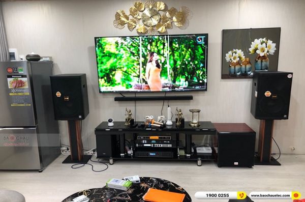 Lắp đặt dàn karaoke trị giá hơn 50 triệu cho anh Khải tại Hải Phòng (BMB 1212SE, BPA-6200, X6 Luxury, SW815, UGX12 Gold)