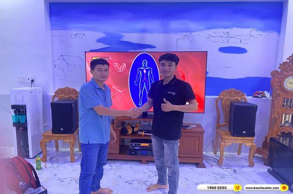 Lắp đặt dàn karaoke trị giá hơn 50 triệu cho anh Mạnh tại Đồng Nai (RCF EMAX 3110 MK2, APP TD8004, BPR-8500, UGX12 Gold)