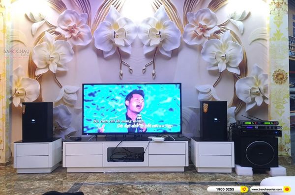 Lắp đặt dàn karaoke trị giá hơn 50 triệu cho anh Nhật tại Bắc Giang (JBL XS10, VM620A, KX180A, Sub1000 New, BCE VIP6000)