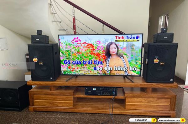 Lắp đặt dàn karaoke trị giá hơn 50 triệu cho anh Việt tại Hải Dương (BMB 1212SE, VM830A, DSP-9000 Plus, BJ-W66 Plus)