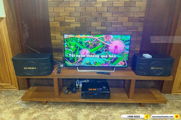 Lắp đặt dàn karaoke trị giá gần 20 triệu cho anh Bình tại Đà Nẵng (BIK BJ-S668, BIK BJ-A88, BIK BJ-U100)