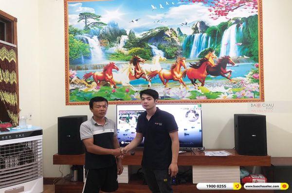 Lắp đặt dàn karaoke trị giá gần 50 triệu cho anh Trương tại Hà Nội (BIK BSP 412II, VM840A, BPR-5600, SW815, BJ-U600)