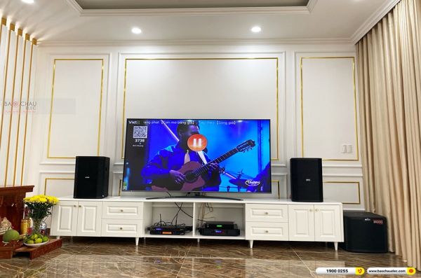 Lắp đặt dàn karaoke trị giá gần 60 triệu cho anh Liêm tại TPHCM (BIK BSP 412II, BPA-6200, BPR-8500, TS312S, 4K Plus 4TB, UGX12 Plus)