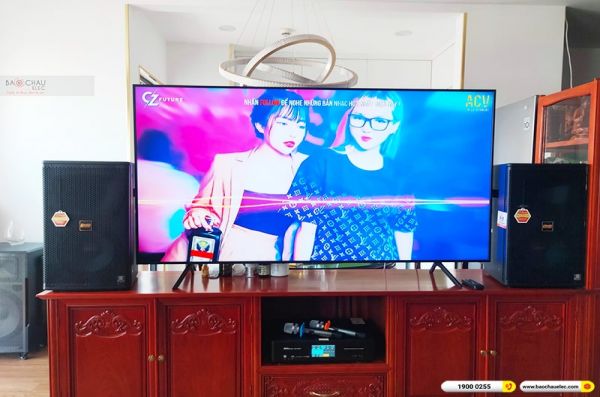 Lắp đặt dàn karaoke trị giá hơn 30 triệu cho anh Thu tại Hà Nội (BMB CSS 1210SE, BKSound DKA 8500)