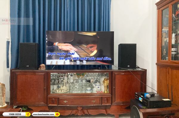 Lắp đặt dàn karaoke trị giá hơn 40 triệu cho anh Hoàn tại TPHCM (RCF X-MAX 10, BKSound DKA 8500, Paramax Sub1000 New)