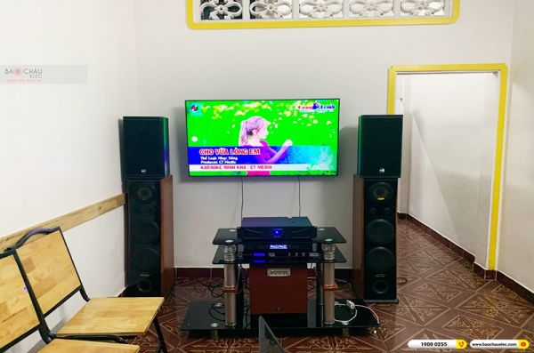 Lắp đặt dàn karaoke trị giá hơn 50 triệu cho anh Ngọc tại TPHCM (RCF X-MAX 10, Crown Xli2500, KX180A) 