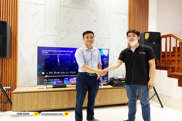 Lắp đặt dàn karaoke trị giá hơn 60 triệu cho anh Hữu tại Hà Nội (JBL XS15, BIK VM820A, BPR-8500, BKSound SW815, BJ-U600)