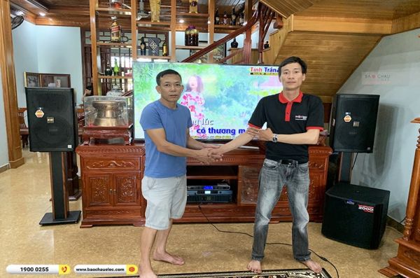 Lắp đặt dàn karaoke trị giá hơn 60 triệu cho chị Nhung tại Thanh Hóa (BMB CSS 1212SE, BMB DAD 950, BMB KSP50, Alto TS312S, BMB WB-5000)