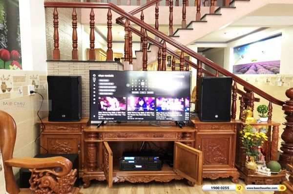 Lắp đặt dàn karaoke trị giá hơn 80 triệu cho anh Đạt tại Bình Dương (RCF CMAX 4112, BPA-8200, BPR-8500, Alto TS312Sub, BJ-U550)