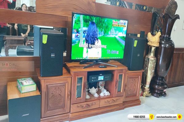 Lắp đặt dàn karaoke trị giá khoảng 20 triệu cho anh Thuận tại TPHCM (Domus DP6100, BKSound DKA 6500)